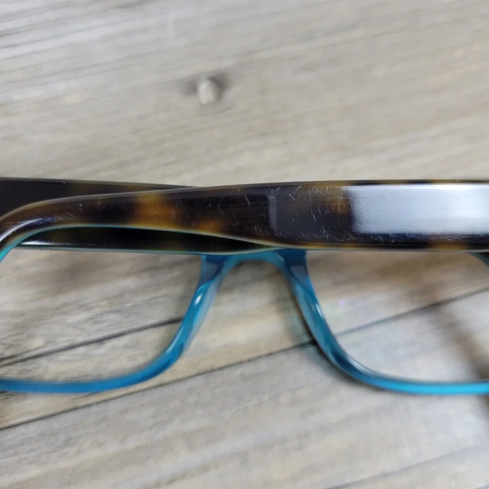 Coach Eyeglasses Frames HC 6040 Brooklyn 5116 Dark Tortoise Teal Women 50-16-135